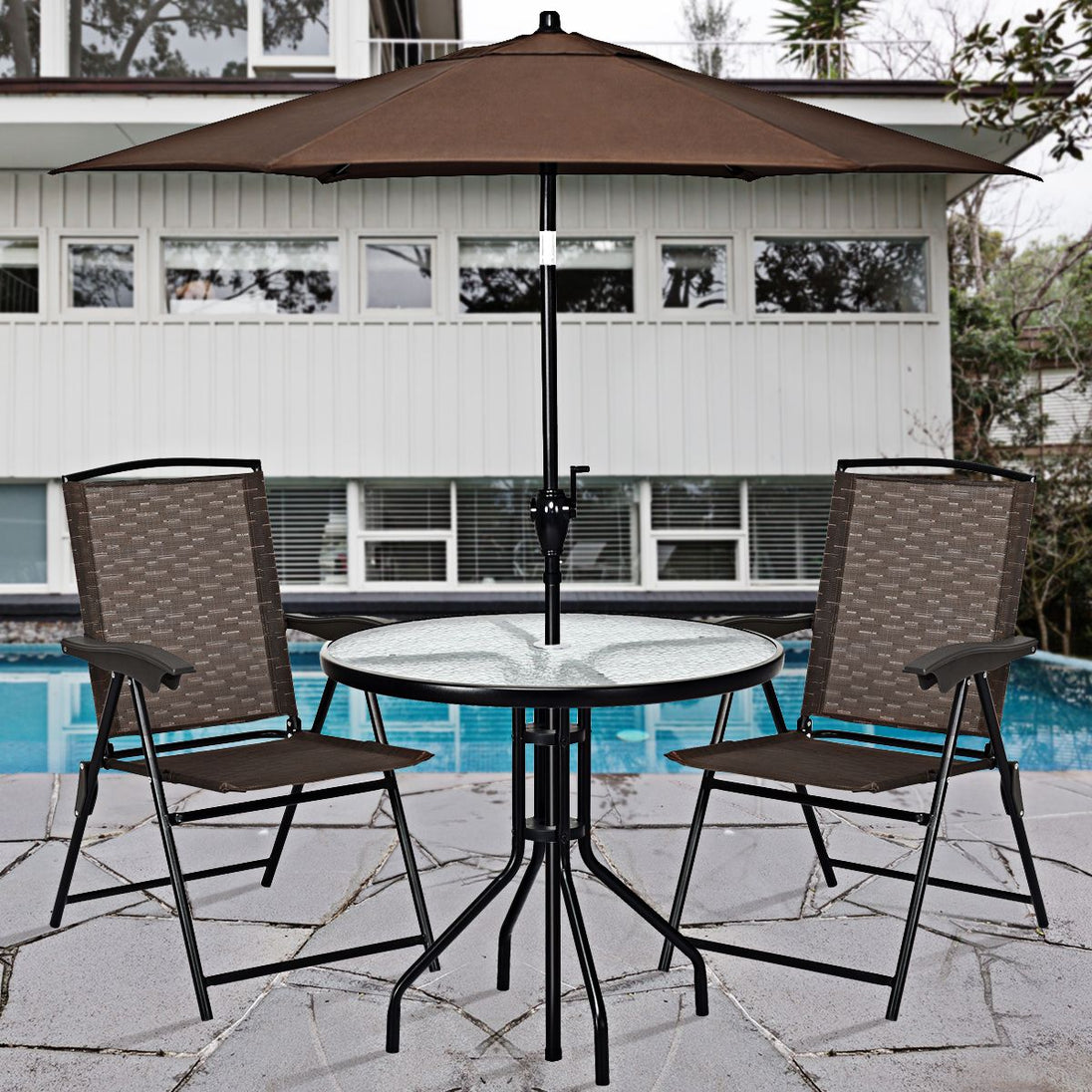 Elevate Your Outdoor Gatherings with Our Stylish Set of 4 Adjustable Folding Chairs!