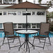 Elevate Your Outdoor Gatherings with Our Stylish Set of 4 Adjustable Folding Chairs!