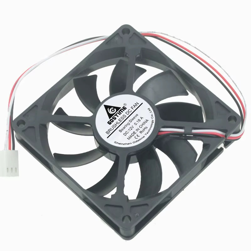 Enhance Your Cooling Experience with the High-Performance 8CM Brushless Cooling Fan - Ideal for 12V Power Supply Chassis
