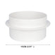 Premium Draft Blocker Ventilation Check Valve - Inline Ducting Damper Shutter for Kitchen & Home Air Control