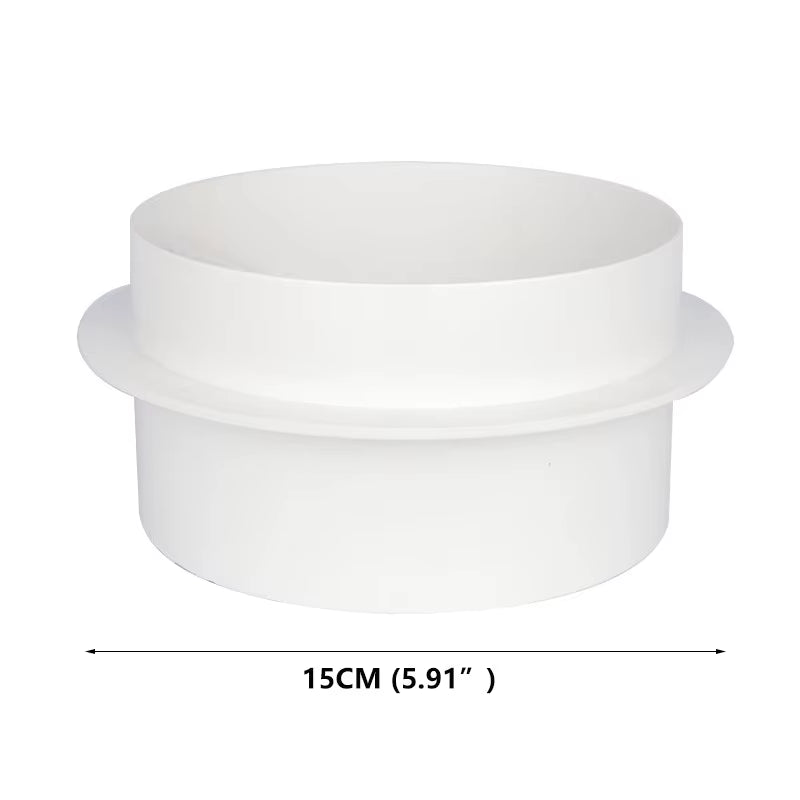 Premium Draft Blocker Ventilation Check Valve - Inline Ducting Damper Shutter for Kitchen & Home Air Control