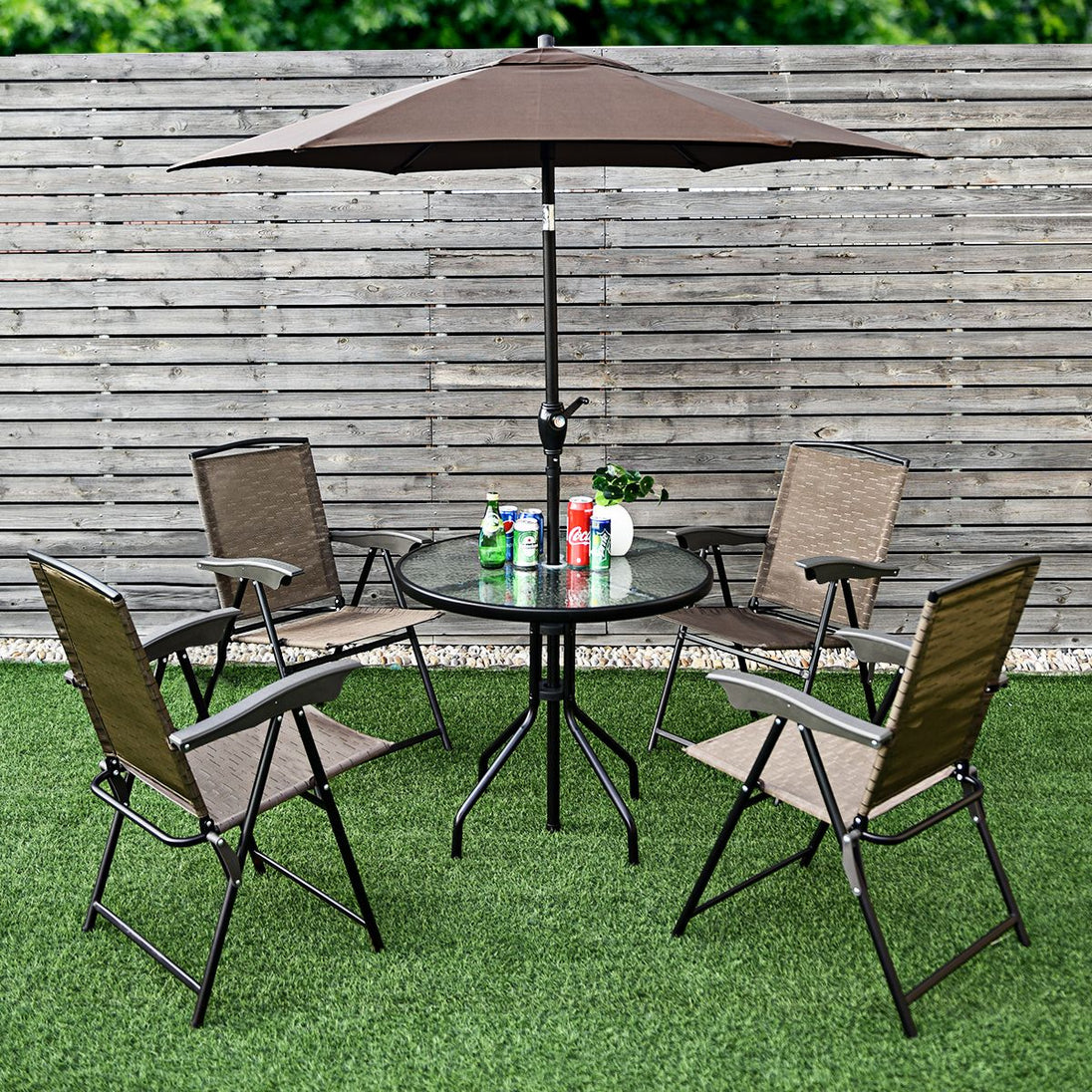 Elevate Your Outdoor Gatherings with Our Stylish Set of 4 Adjustable Folding Chairs!