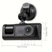 Capture Every Moment with the 1080P Triple Camera Dash Cam - IR Night Vision, Loop Recording & 2" IPS Display