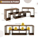 Elevate Your Home with Our Stylish 3-Piece Adjustable TV Stand for TVs Up to 49" - Versatile Design in Black, White, Coffee, or Grey