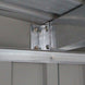 Transformez votre jardin avec notre abri en tôle galvanisée gris ! Parfait pour le rangement de vos outils avec double porte et aérations.