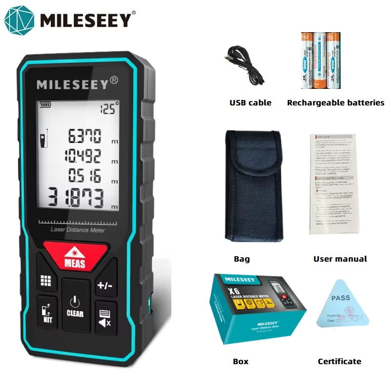 X6 Mini Handheld Laser Distance Measure with Angle - Your Ultimate Tool for Home Design and DIY Projects