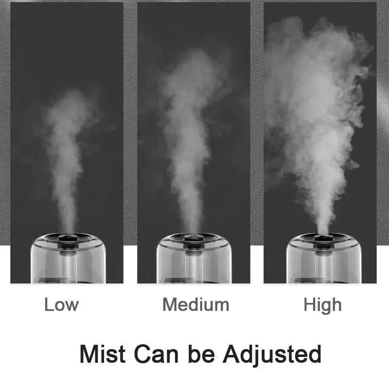 Smart Air Humidifier 3000ML - Double Mist Aroma Diffuser with Remote Control & Timer for Home and Office