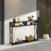 Chic Console Table for a Stylish Entryway - Elevate Your Home Decor with Industrial Elegance!