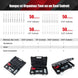 Riveteuse Manuelle Professionnelle avec 200 Rivets et Outils Interchangeables - Pratique et Portable avec Mallette de Transport!