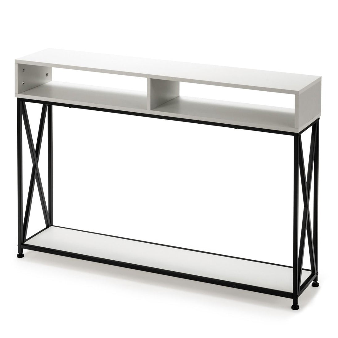Chic Console Table for a Stylish Entryway - Elevate Your Home Decor with Industrial Elegance!