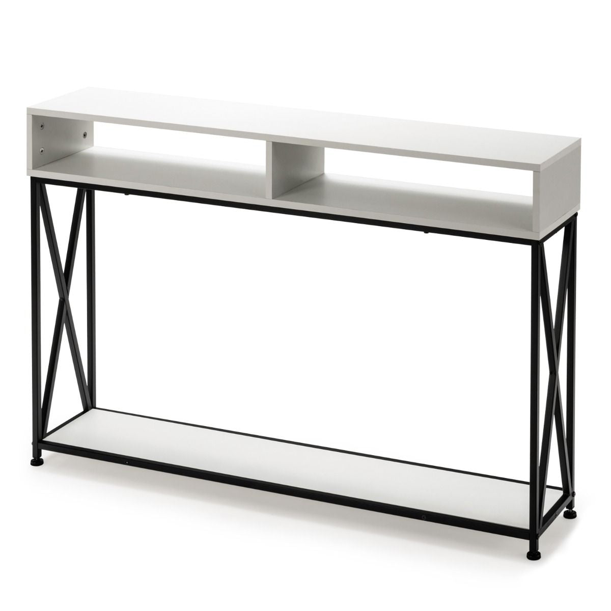 Chic Console Table for a Stylish Entryway - Elevate Your Home Decor with Industrial Elegance!