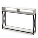 Chic Console Table for a Stylish Entryway - Elevate Your Home Decor with Industrial Elegance!