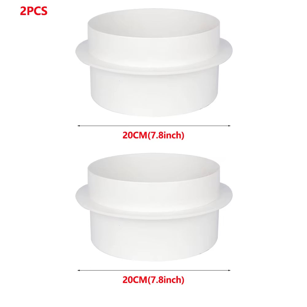 Premium Draft Blocker Ventilation Check Valve - Inline Ducting Damper Shutter for Kitchen & Home Air Control