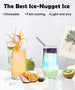 COWSAR Nugget Ice Maker - Enjoy Chewable Pebble Ice Anywhere with This Compact and Efficient Countertop Machine!