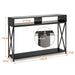 Chic Console Table for a Stylish Entryway - Elevate Your Home Decor with Industrial Elegance!