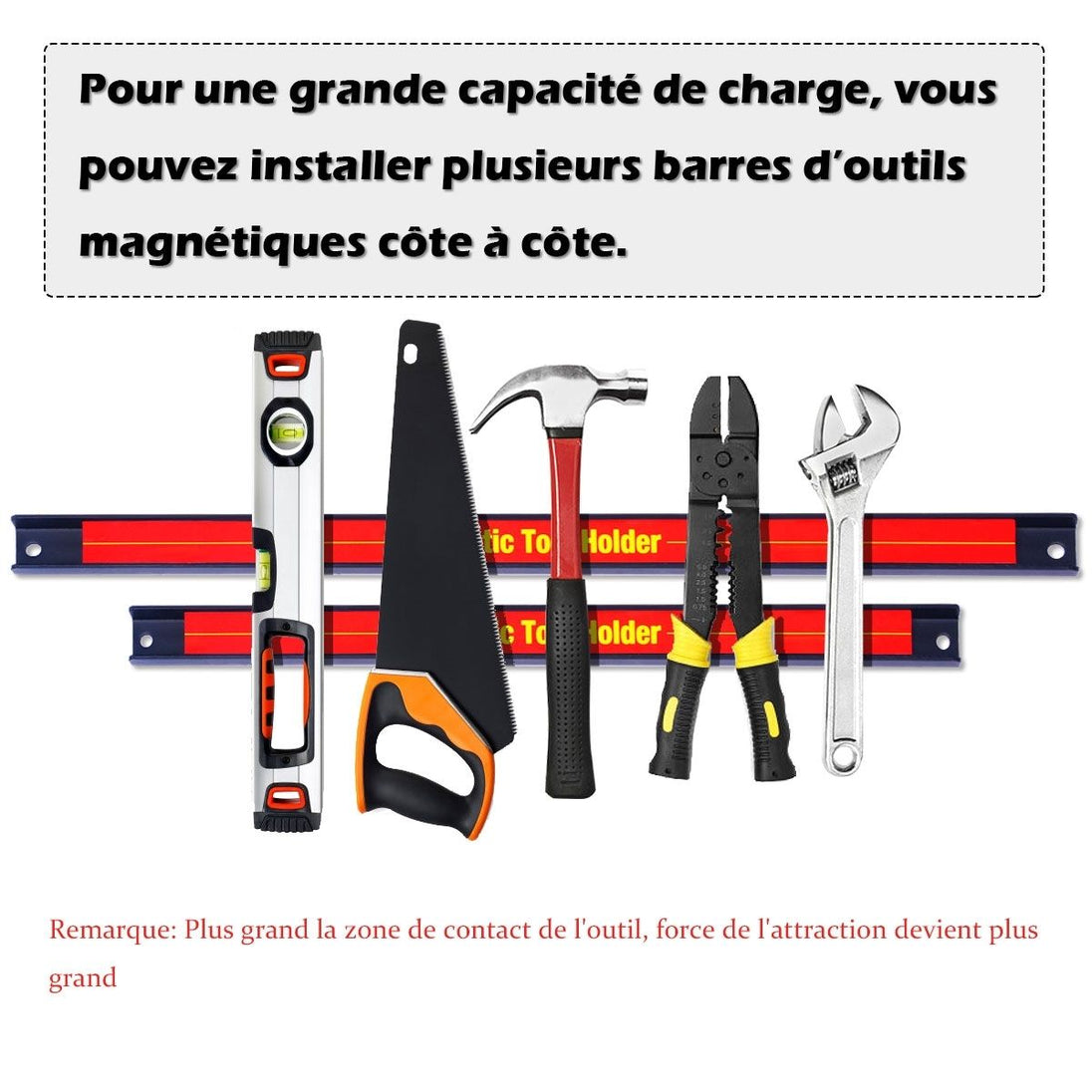 Transform Your Garage with Our Versatile Magnetic Tool Holder - Available in 8", 12", 18", and 60cm Lengths for Ultimate Organization!