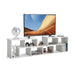 Elevate Your Home with Our Stylish 3-Piece Adjustable TV Stand for TVs Up to 49" - Versatile Design in Black, White, Coffee, or Grey