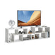 Elevate Your Home with Our Stylish 3-Piece Adjustable TV Stand for TVs Up to 49" - Versatile Design in Black, White, Coffee, or Grey